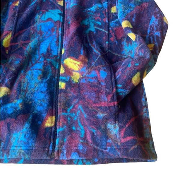 Columbia Zing Lii Fleece Jacket Youth Boys Size XL Collegiate Navy Timberwolf - Picture 5 of 10